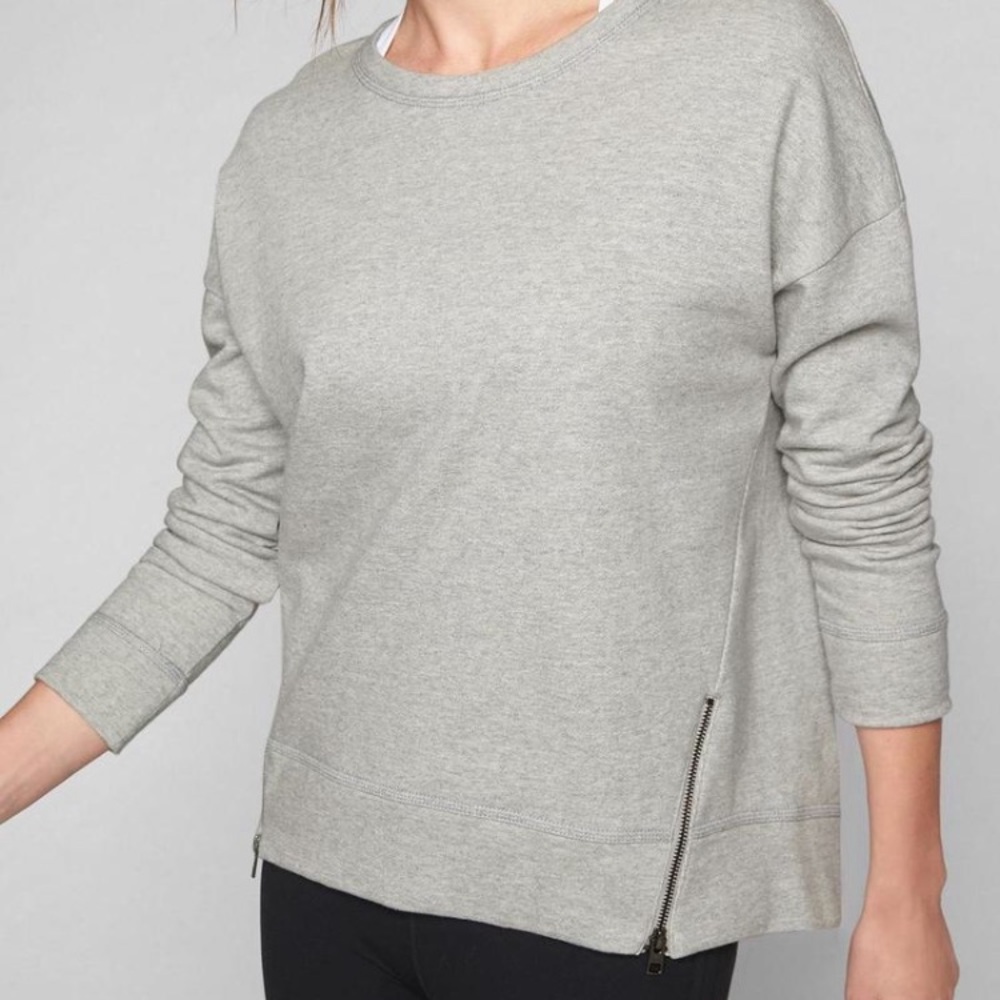 NWT-Athleta-Grey Cityscape Sweatshirt